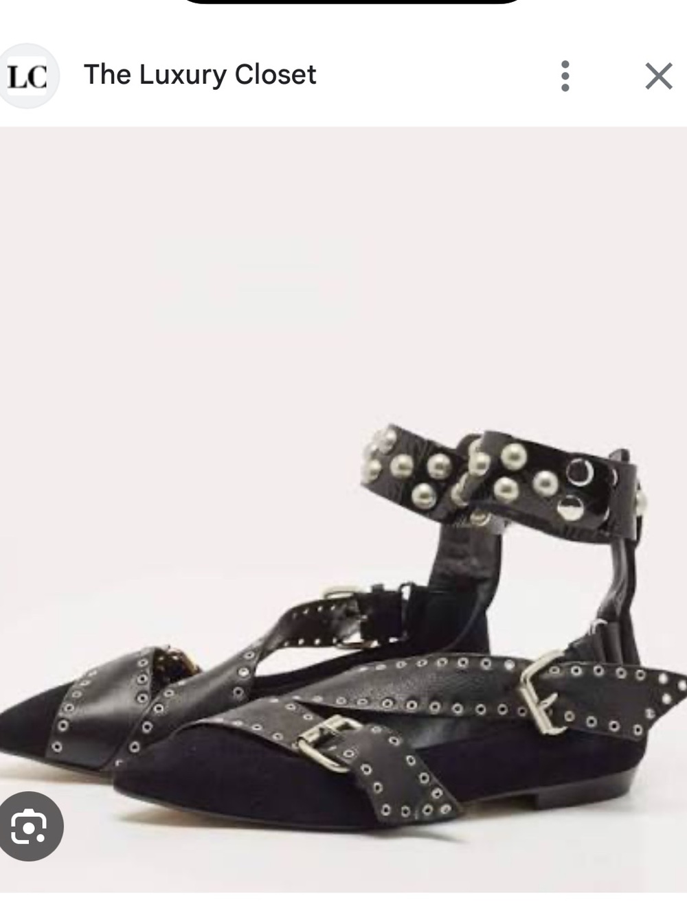 Isabel Marant Suede Linzy Eyelet Flats